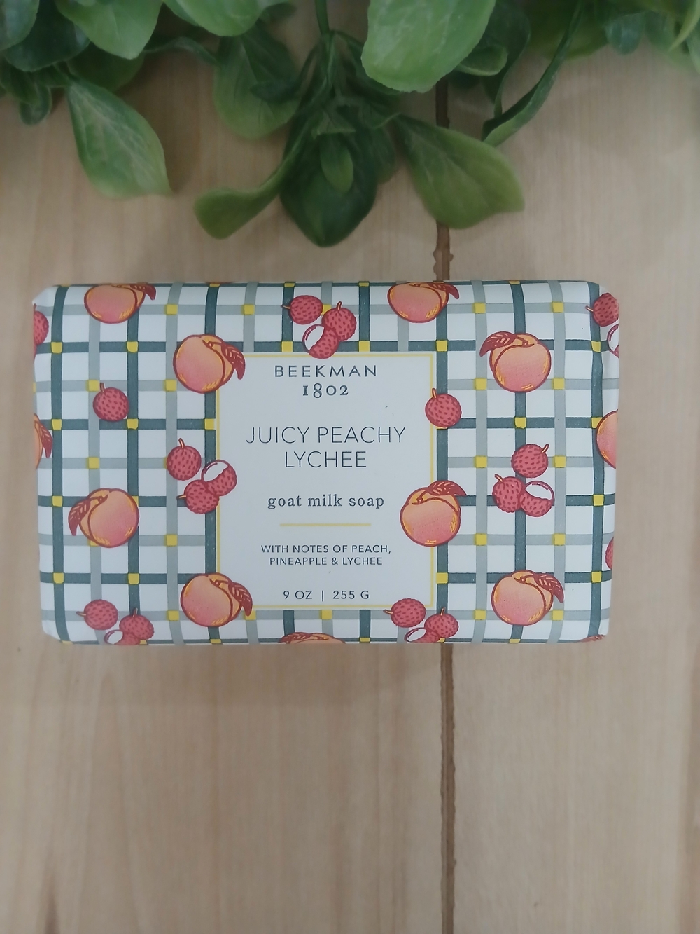 Beekman 1802 Juicy Peachy Lychee Goat Milk Soap - 9 Oz Bar